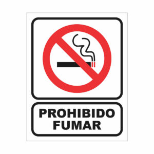 Cartel Prohibido Fumar