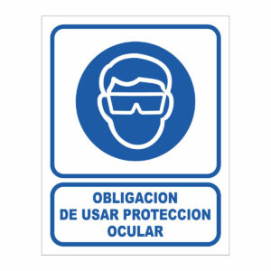 Cartel Obligación de Usar Protecci?n Ocular