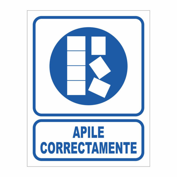 Cartel Apile Correctamente