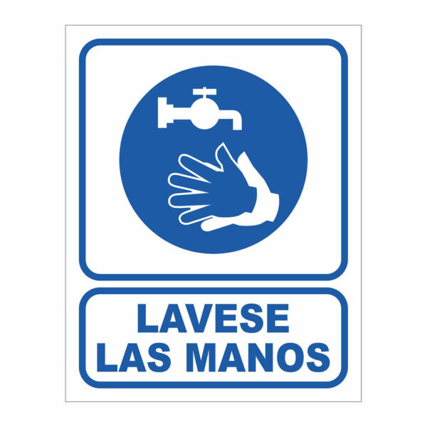 Cartel Lávese Las Manos