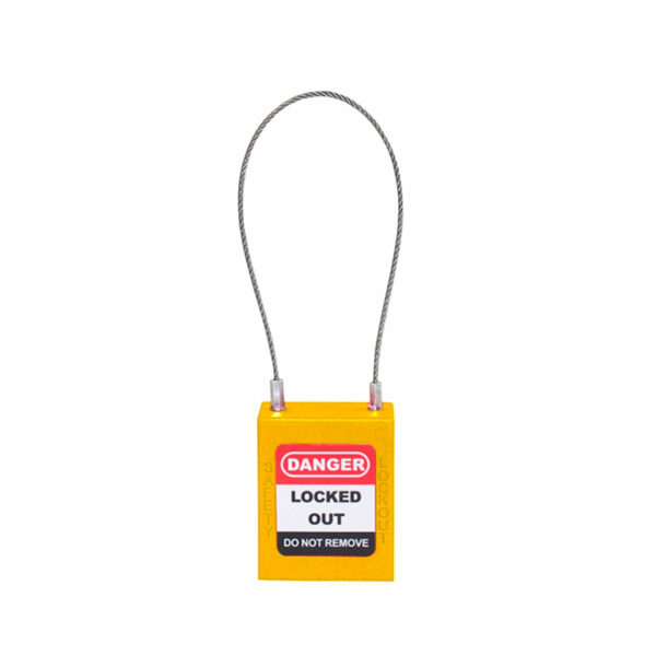 Candado de Seguridad con Cable de Acero