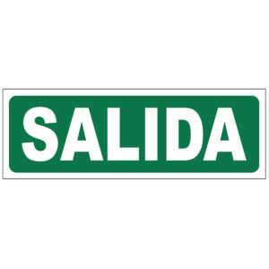 Cartel Salida