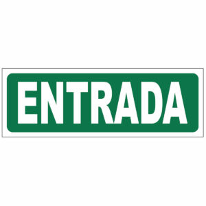 Cartel Entrada