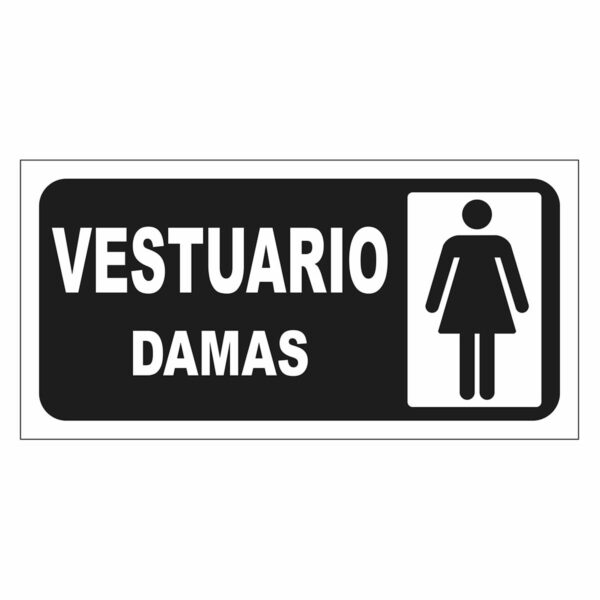 Cartel Vestuario Damas