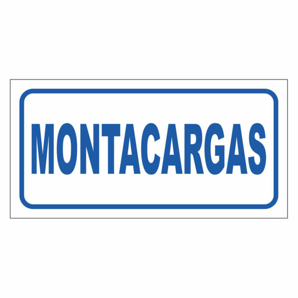 Cartel Montacargas