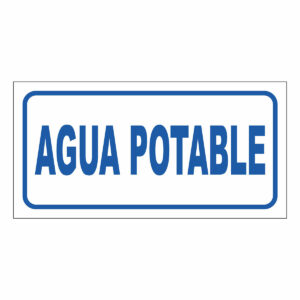 Cartel Agua Potable