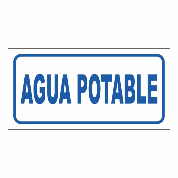 Cartel Agua Potable