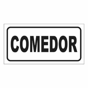 Cartel Comedor