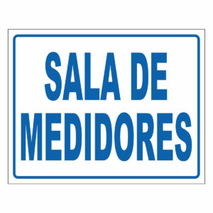 Cartel Sala de Medidores