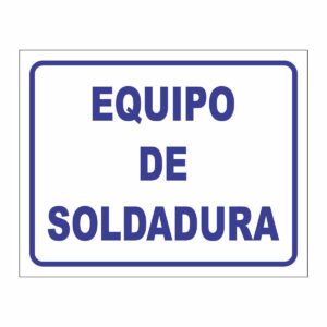 Cartel Equipo de Soldadura