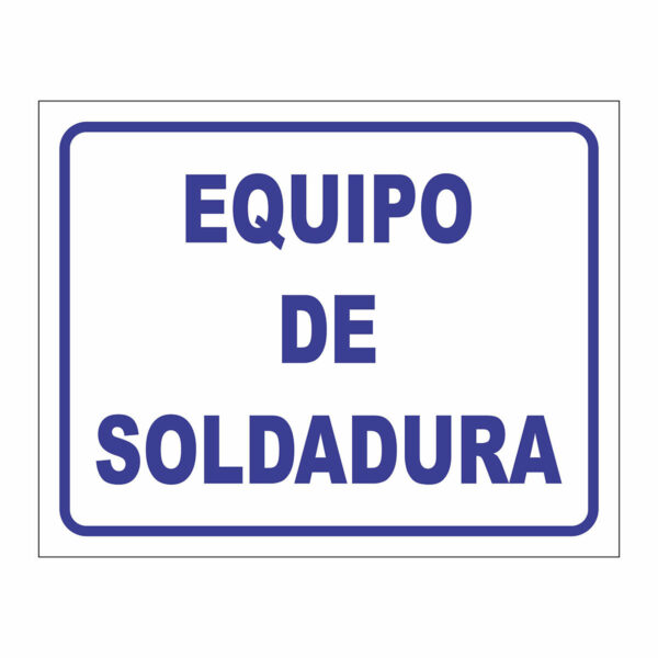 Cartel Equipo de Soldadura