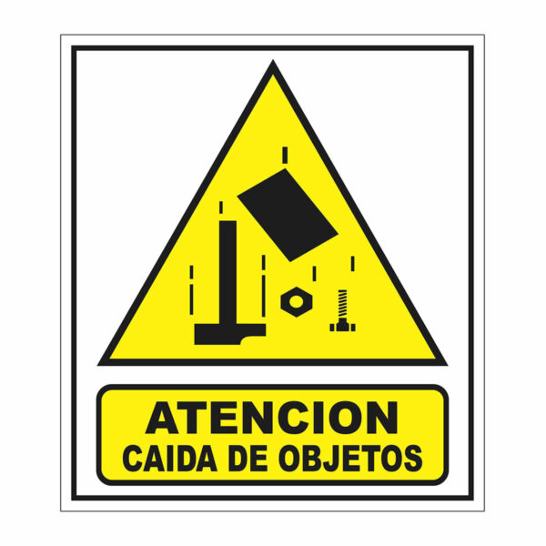 Cartel Atención Ca?da de Objetos
