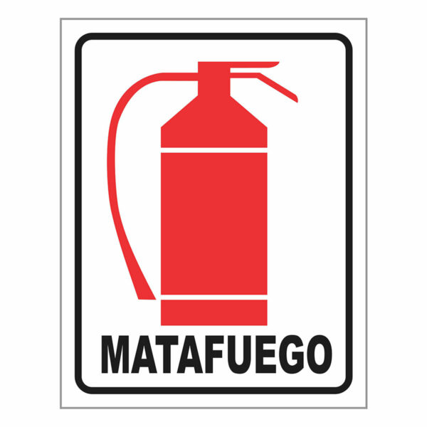 Cartel Matafuego