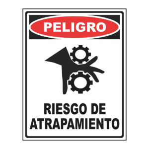 Cartel Riesgo de Atrapamiento