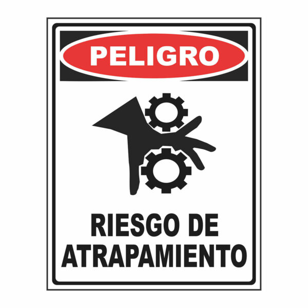 Cartel Riesgo de Atrapamiento