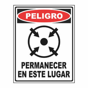 Cartel Permanecer en Este Lugar