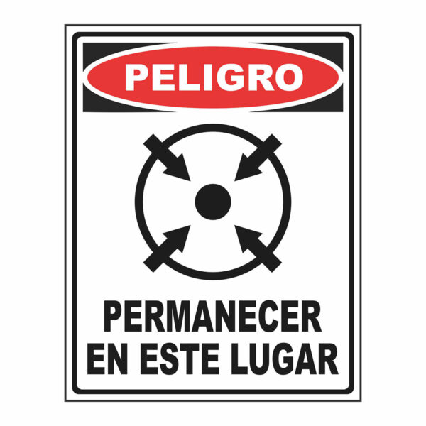 Cartel Permanecer en Este Lugar
