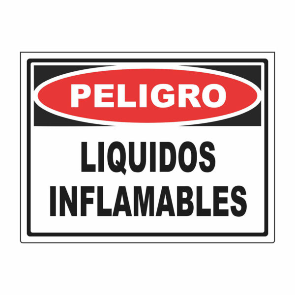 Cartel L?quidos Inflamables