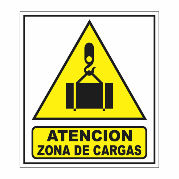 Cartel Atención Zona de Cargas
