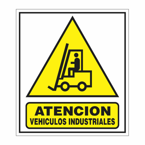 Cartel Atención Veh?culos Industriales