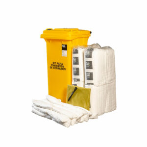KIT ANTIDERRAME UNIVERSAL ESTÁNDAR EN CONTENEDOR DE 240 LTS ECOWAY