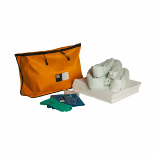 KIT ANTIDERRAME AMBIENTAL SELECTIVO PREMIUM EN BOLSO MEDIANO ECOWAY