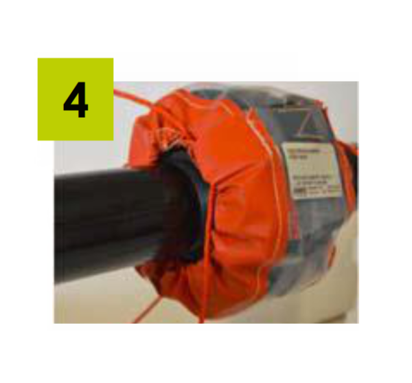 CUBRE BRIDA PVCR-150 PARA CAÑOS de 1 | 2 | 3 | 4 y 6 PULG PVC Ramco® - Imagen 6