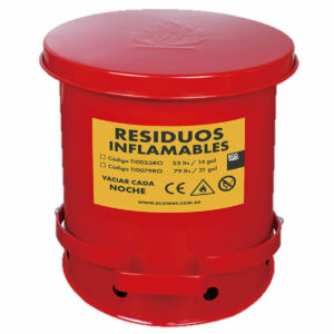 Recipiente para Residuos Inflamables 79,5 Lts
