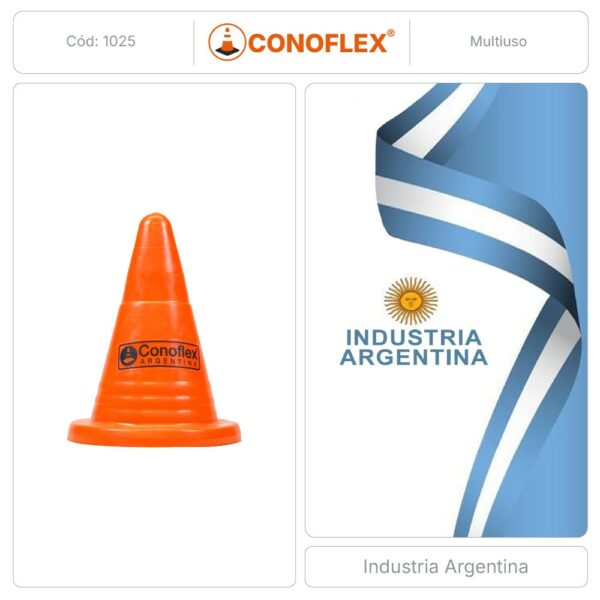 CONO MULTIUSO FLEXIBLE 20CM ALTURA CONOFLEX - Imagen 4