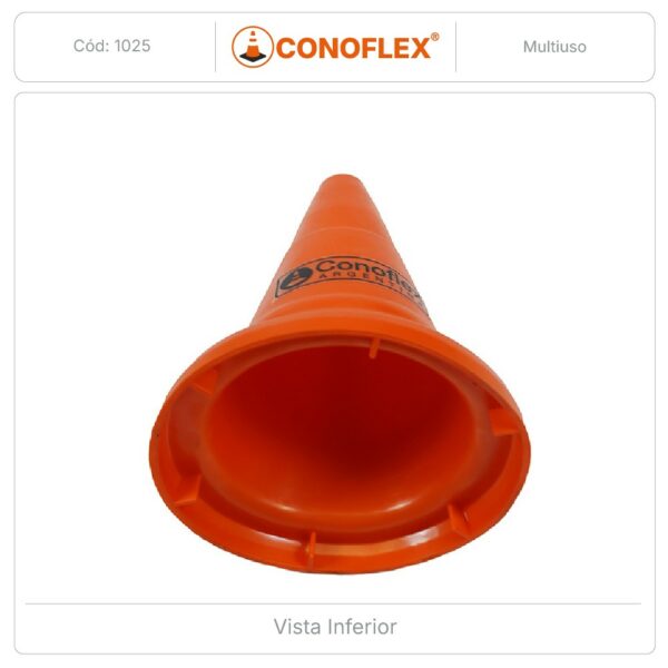 CONO MULTIUSO FLEXIBLE 20CM ALTURA CONOFLEX - Imagen 3