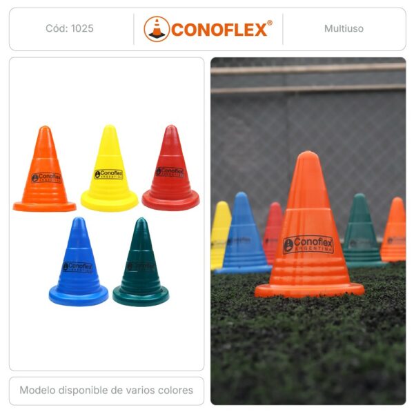 CONO MULTIUSO FLEXIBLE 20CM ALTURA CONOFLEX - Imagen 6