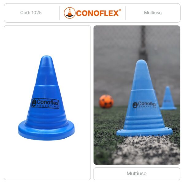 CONO MULTIUSO FLEXIBLE 20CM ALTURA CONOFLEX - Imagen 5