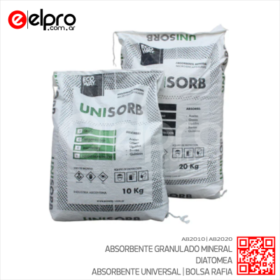 AB2010 - AB2020 - ABSORBENTE GRANULADO MINERAL DIATOMEA - BOLSA X 10KG - BOLSA X 20KG-0