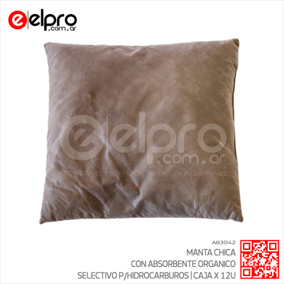 AB3042 - MANTA CHICA CON ABSORBENTE ORGANICO - CAJA X 12U