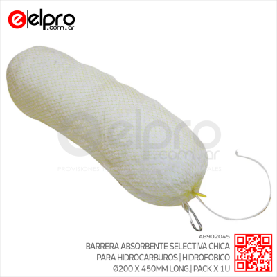 AB902045 - BARRERA ABSORBENTE SELECTIVA CHICA HIDROCARBUROS 200 x 450 MM