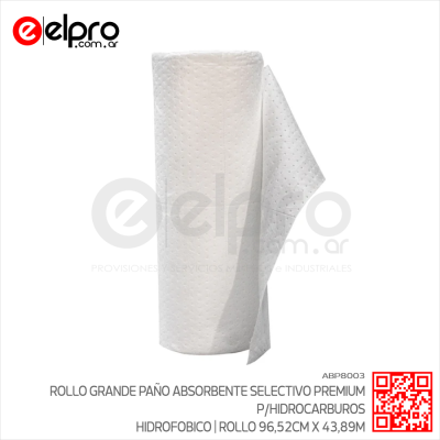 ABP8003 - ROLLO GRANDE PAÑO ABS SEL PREM HIDROC - 96,52 CM X 43,89 M