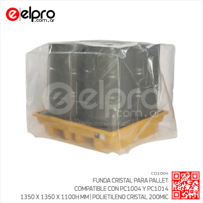 CO1004 - FUNDA CRISTAL PALLET ANTIDERR PC1004 y PC1014
