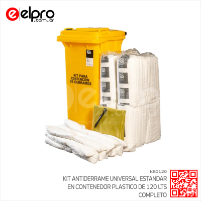 KB0120 - KIT ANTIDERR UNIV ESTANDAR CONT 120 LTS
