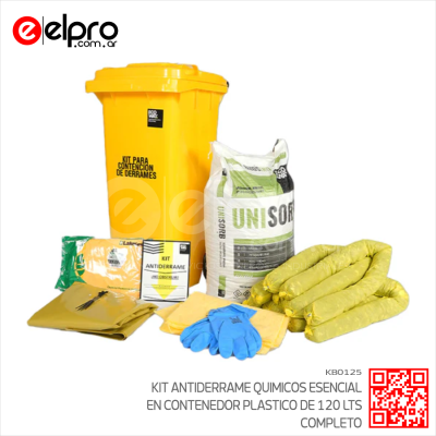 KB0125 - KIT QUIM ESENCIAL CONTENEDOR DE 120 Lts