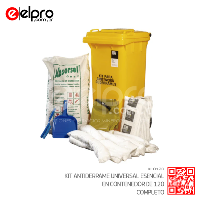 KE0120 - KIT ANTIDERR UNIV CONT 120L